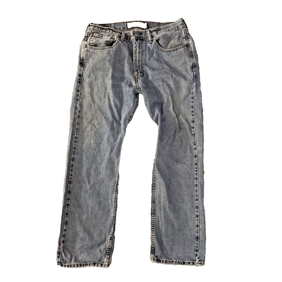 Levi’s 505 Jeans Men’s Blue Denim Wpl-423 Regular Fit Straight‎ Leg 34x29 - Picture 1 of 13